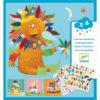 CREER AVEC DES STICKERS : ANIMAUX - DJECO