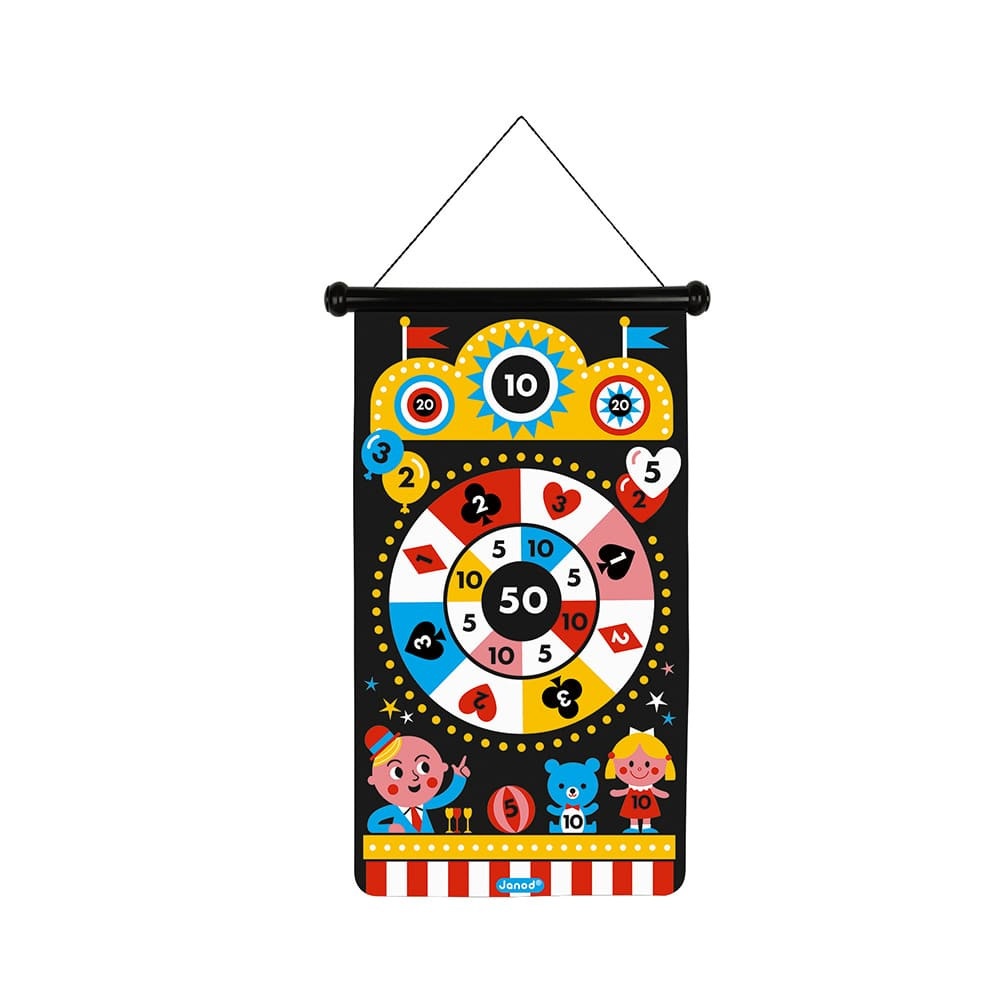 Tableau de fléchettes magnétique, jeux de fléchettes extérieurs intérieurs  pour enfants avec fléchettes magnétiques de 16 pièces, jouet de sécurité