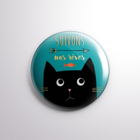 badge chat suivons nos rêves