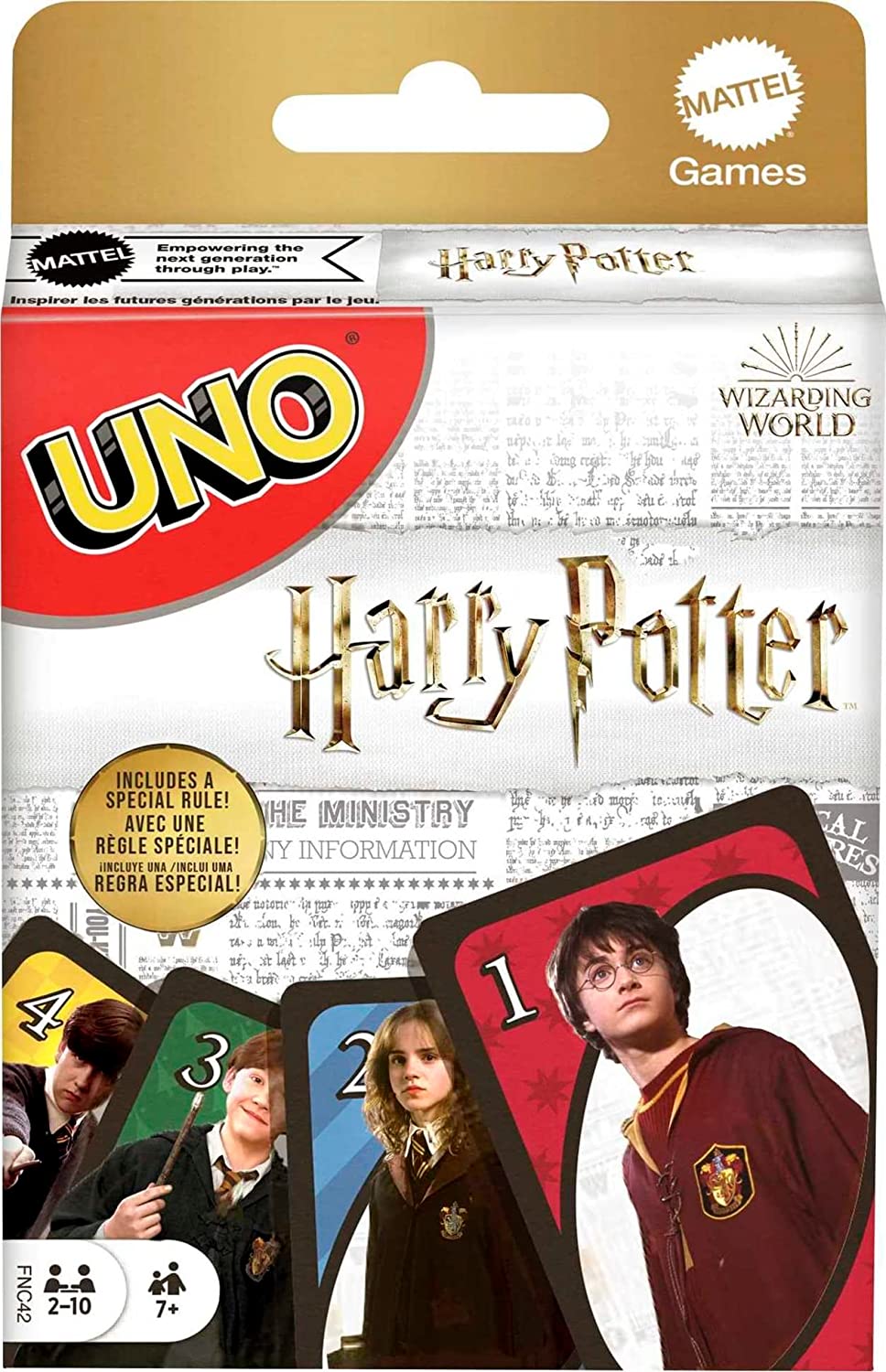 Jeu de 52 Cartes Harry Potter avec boîte métallique