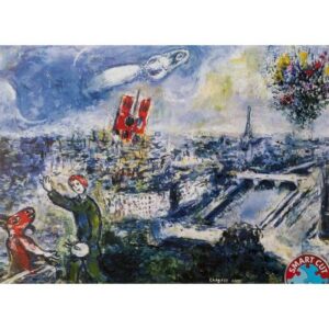 puzzle la bouquet de paris chagall