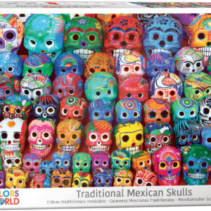 puzzle mexican skulls
