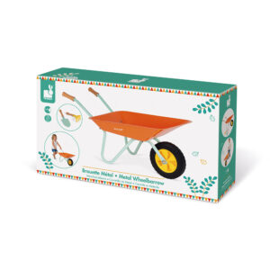 brouette metal happy garden janod