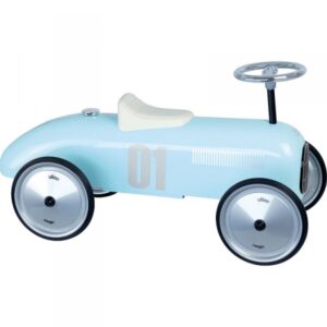 porteur voiture vintage bleu tendre vilac