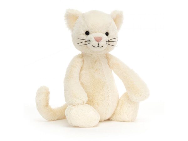 bashful cream kitten chaton creme jellycat