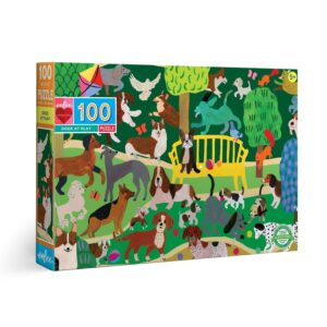 puzzle chiens jouant eeboo