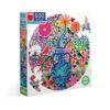 PUZZLE ROND BIRDS AND FLOWERS
