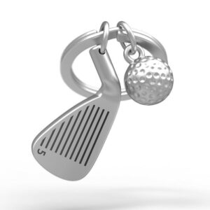 porte cles golfer metalmoprhose