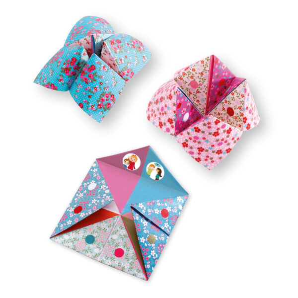 origami cocottes à gages fleurs djeco