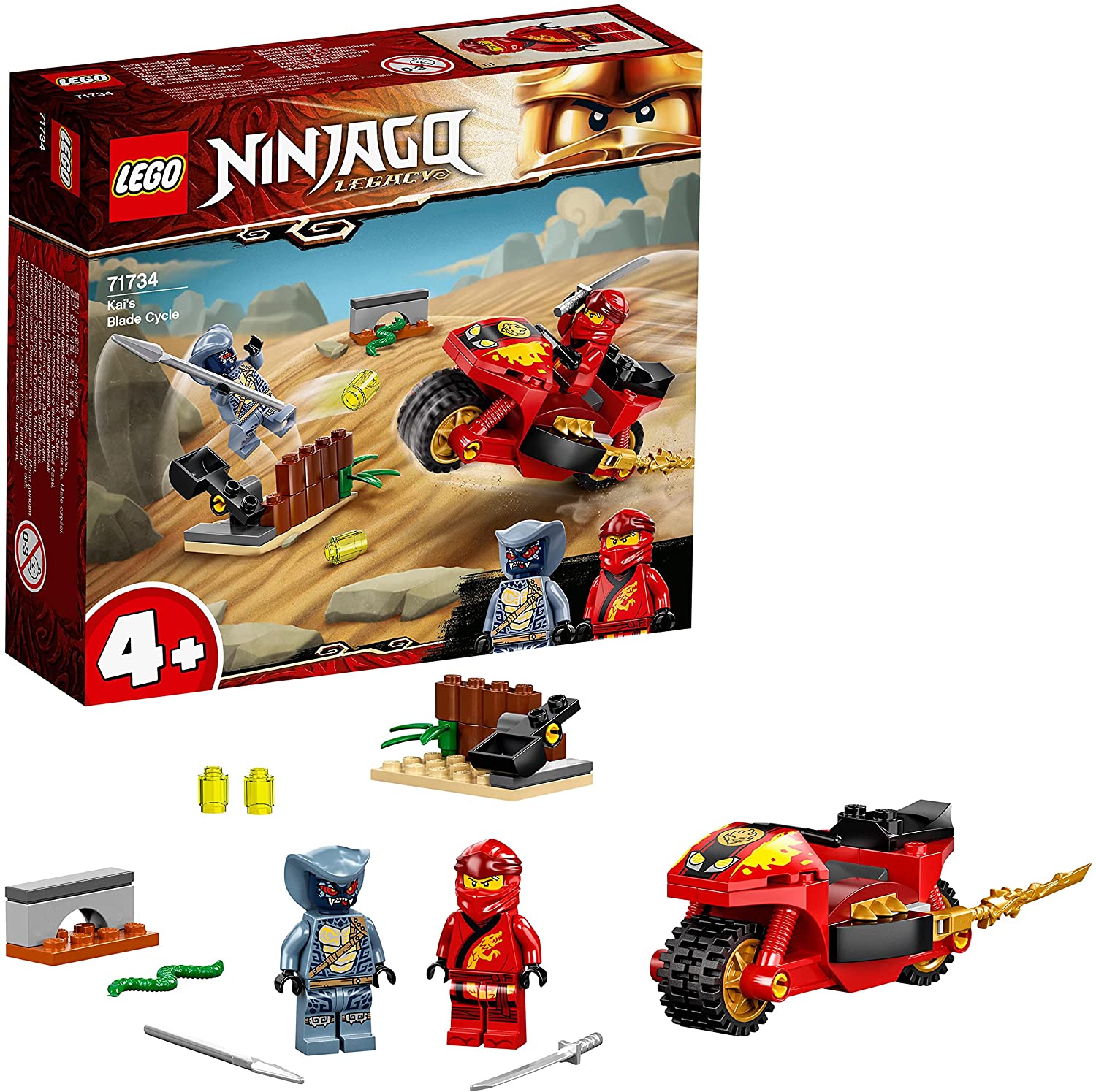 LEGO 71757 Ninjago Le Robot Ninja de Lloyd, Jouet pour Enfant dès 4 Ans  avec Figurine Serpent, Set de Construction : : Jeux et Jouets