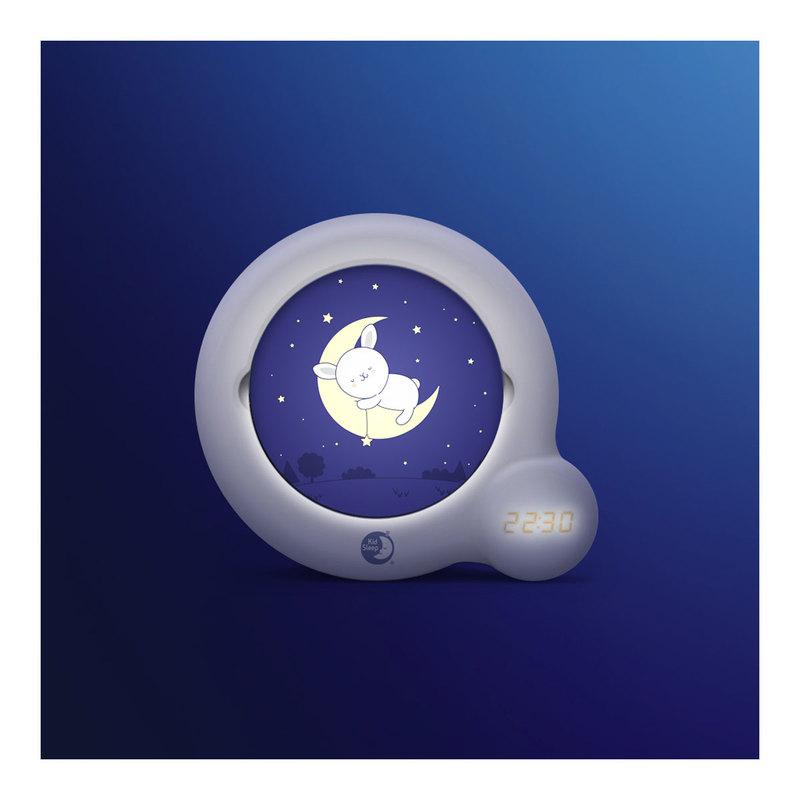 Réveil et veilleuse kid'sleep clock bleue Pabobo