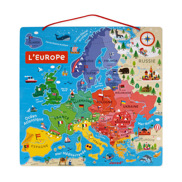 carte-d-europe-magnetique-bois 4