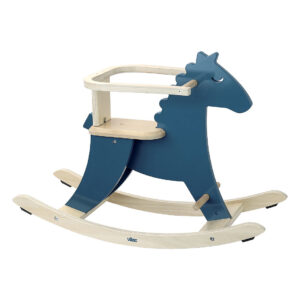 Venez découvrir le magnifique cheval à bascule et son arceau hudada bleu  de la marque Vilac . Ce superbe cheval deviendra le compagnon favori de votre enfant. Avec son arceau, votre enfant sera toujours en sécurité. L'arceau est amovible et peut être enlevé quand l'enfant grandi.