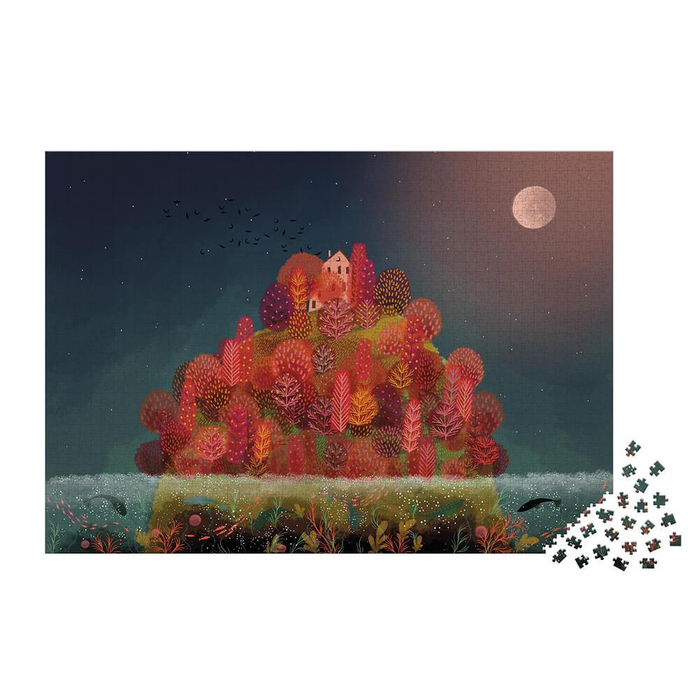 puzzle-automne-rouge-2000-pieces