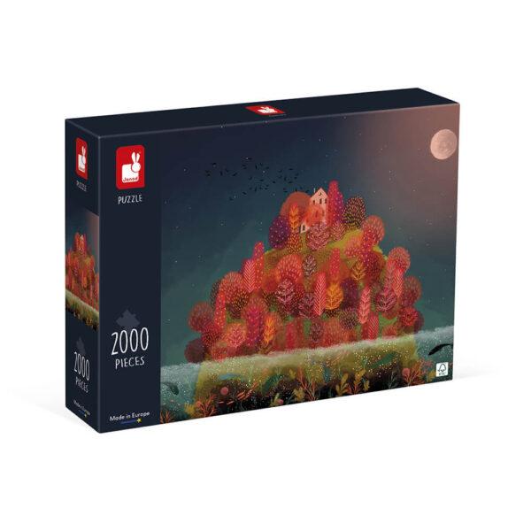 puzzle-automne-rouge-2000-pieces