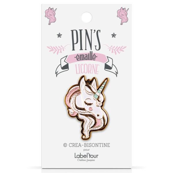 pins emaille licorne label tour