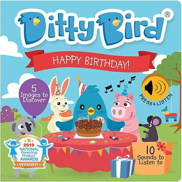 livre sonore ditty bird happy birthday