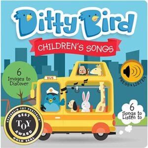 livre sonore ditty bird : childrens songs