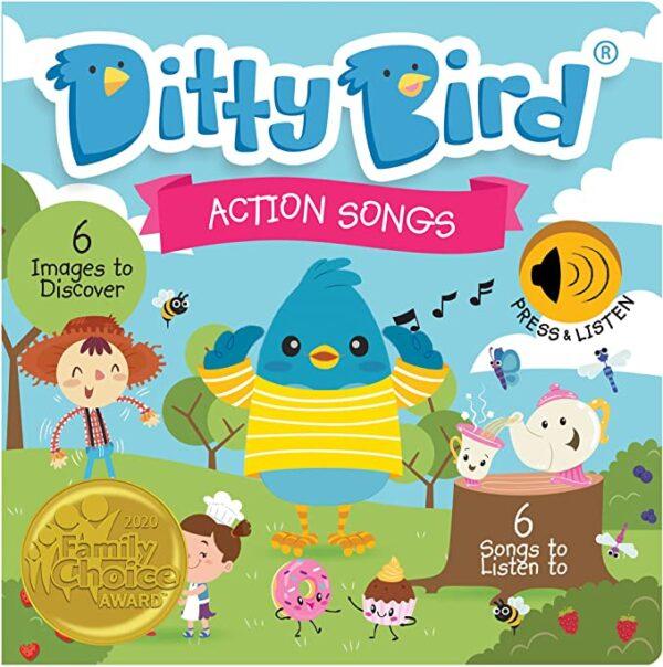 LIVRE SONORE DITTY BIRD ACTION SONGS