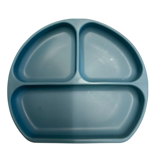 coffret vaisselle bleu pétrole ventousable