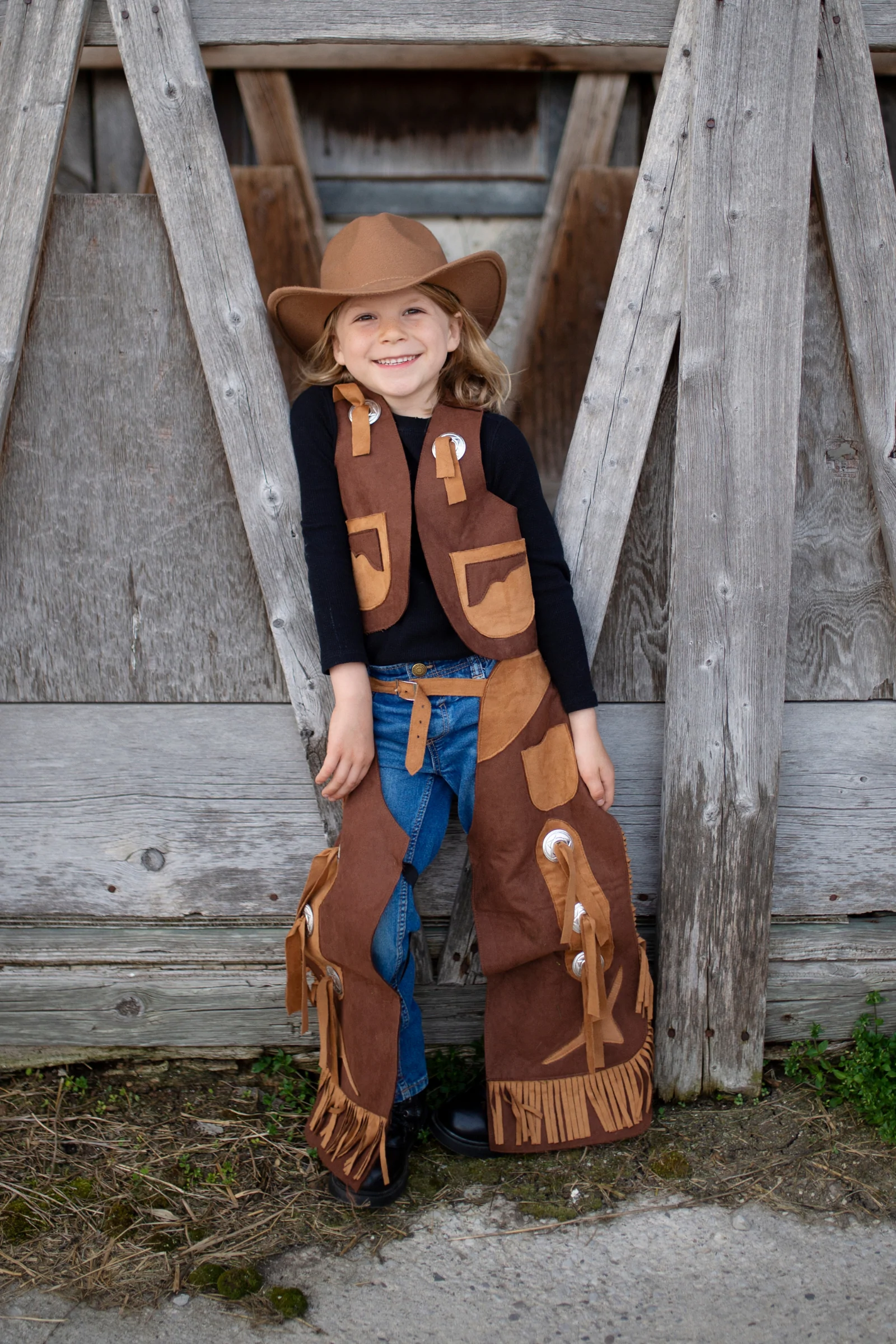 Déguisement Cowboy Bébé - Combinaison et Chapeau - 7-12 mois