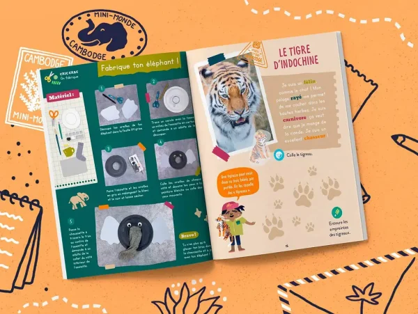 LE MAGAZINE ENFANTS LE CAMBODGE- DES 1 AN - LES MINI MONDES