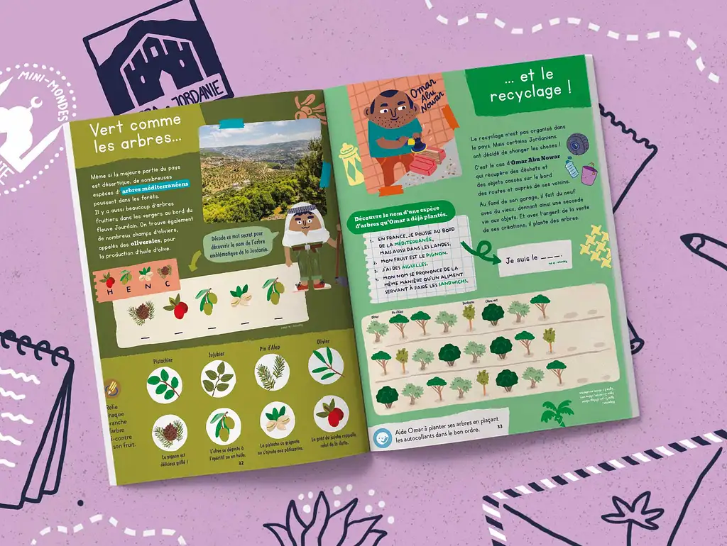 LE MAGAZINE ENFANTS ECOSSE- DES 4 ANS - LES MINI MONDES