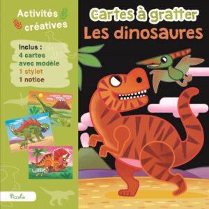 CARTES A GRATTER LES DINOSAURES