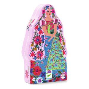 PUZZLE LA PRINCESSE ET SON PAON