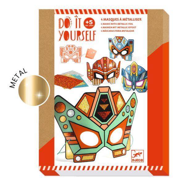 DIY - 8 MASQUES MOSAIQUES JUNGLE A DECORER - DJECO