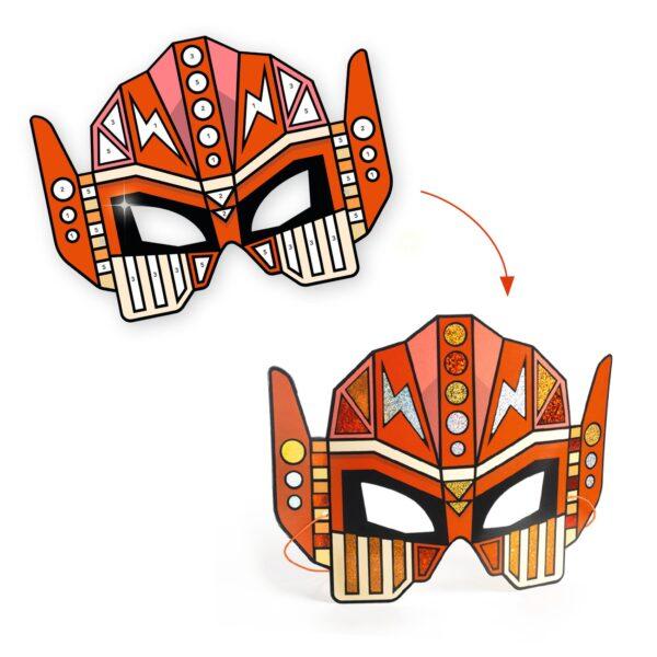 DIY - 8 MASQUES MOSAIQUES JUNGLE A DECORER - DJECO