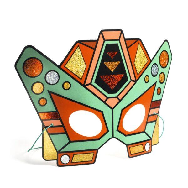 DIY - 8 MASQUES MOSAIQUES JUNGLE A DECORER - DJECO