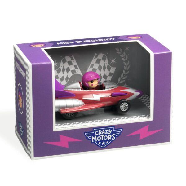 VOITURE MISS BURGUNDY - CRAZY MOTORS - DJECO