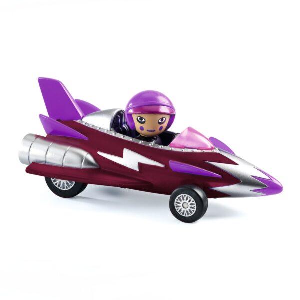 VOITURE MISS BURGUNDY - CRAZY MOTORS - DJECO