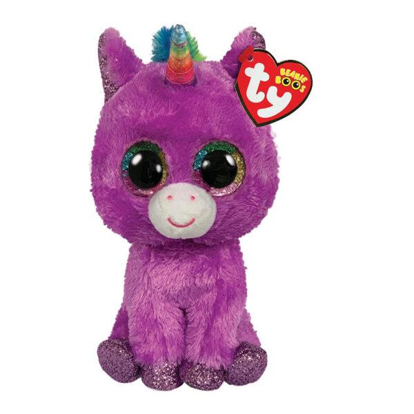 PELUCHE BEANIE BOO'S SMALL - ROSETTE LA LICORNE - TY