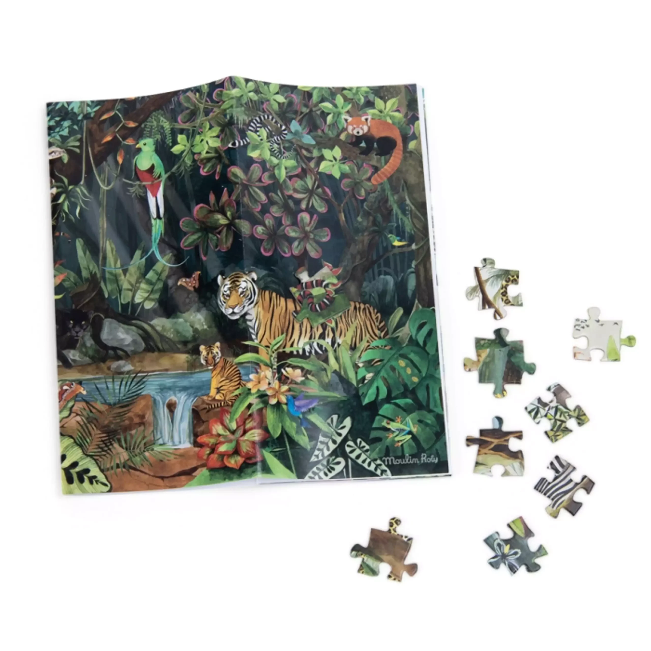 Puzzle magnétique - Puzzle forêt - Puzzle bébé - 8 pièces