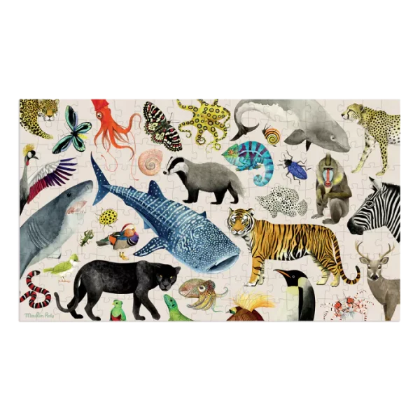 PUZZLE LES ANIMAUX DU MONDE 200 PIECES - MOULIN ROTY