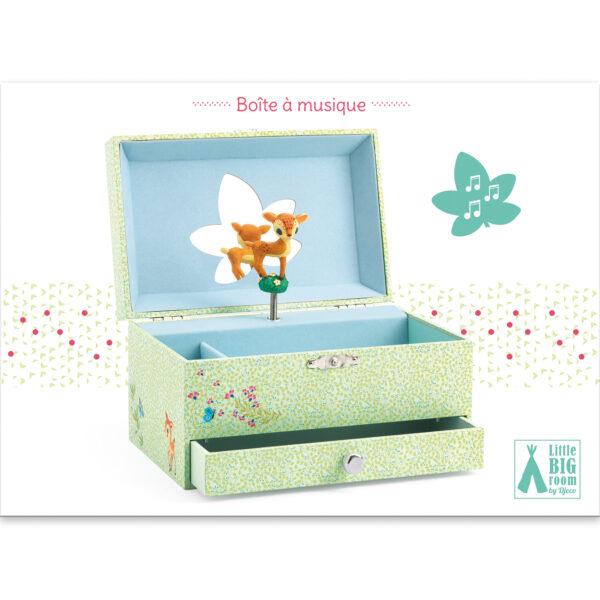 BOITE A BIJOUX MUSICALE " CHANSON DU FAON " - DJECO