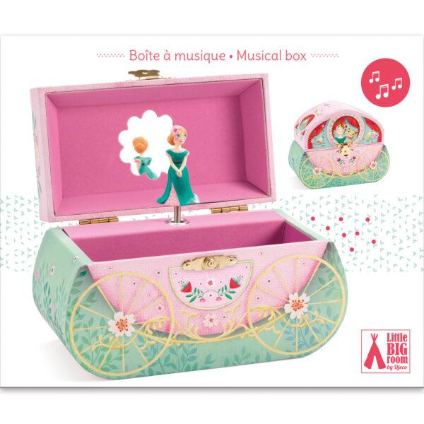 BOITE A BIJOUX MUSICALE " BALADE EN CAROSSE " - DJECO