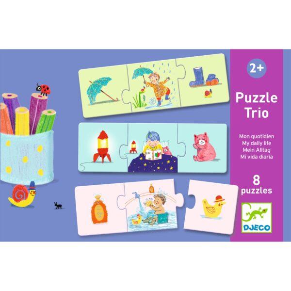 PUZZLE TRIO MON QUOTIDIEN - DJECO