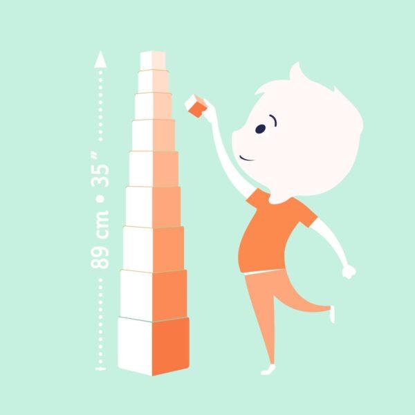 CUBES A EMPILER ANIMAUX SAUVAGES - DJECO