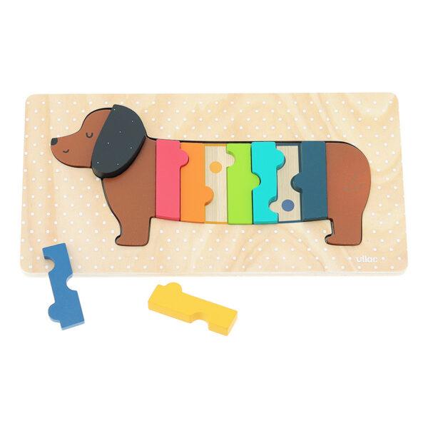 PUZZLE ENCASTREMENT EN VOLUME CHIEN - VILAC