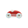 VOITURE RALLYE CHECKERS PETIT MODELE EN BOIS ROUGE - VILAC
