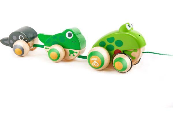 FAMILLE GRENOUILLE A TIRER - HAPE