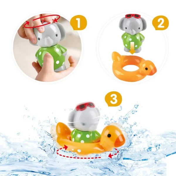 ELEPHANT NAGEUR ET SA BOUEE - HAPE