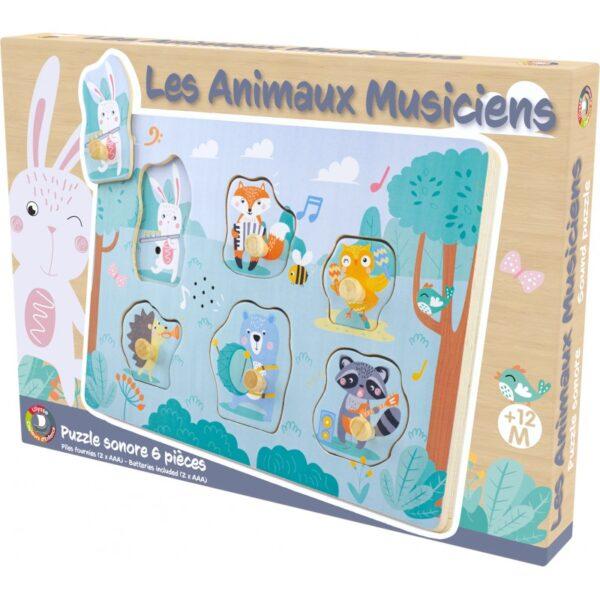 PUZZLE SONORE FORET MUSICALE EN BOIS ULYSSE