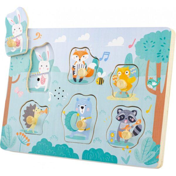 PUZZLE SONORE FORET MUSICALE EN BOIS ULYSSE