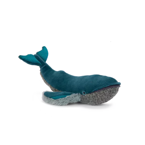 PETITE BALEINE EN PELUCHE TOUT AUTOUR DU MONDE - MOULIN ROTY