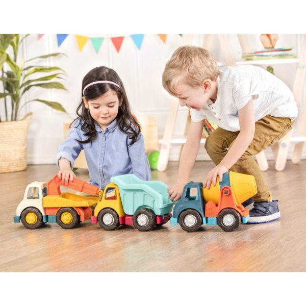CAMION BENNE JAUNE ET BLEU - B TOYS