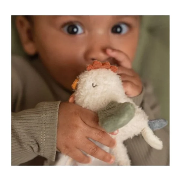 DOUDOU CARRE POULE LITTLE FARM - LITTLE DUTCH